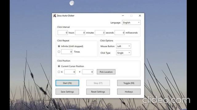 Zeus Auto Clicker for Windows PC смотреть онлайн