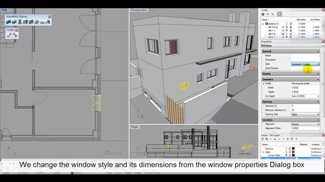 Create and edit windows in Rhino with VisualARQ 1 смотреть онлайн