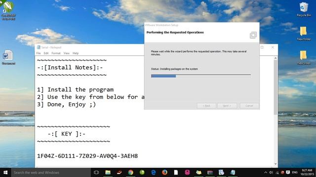 How to install Virtual machine VMWare Workstation 11 on Windows 10 [Step by Step 2015] смотреть онлайн