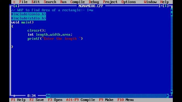 C Language || 4. Write a C program to enter length and breadth of a rectangle and find its area. смотреть онлайн