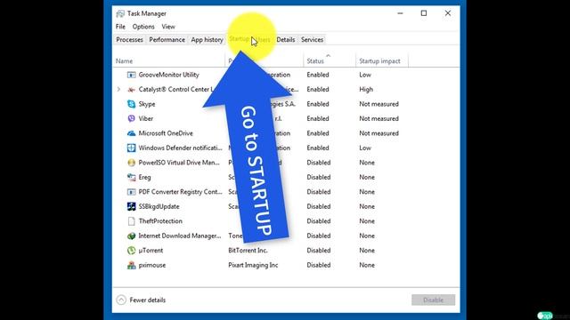 How to Disable Startup Programs on Windows 10 смотреть онлайн