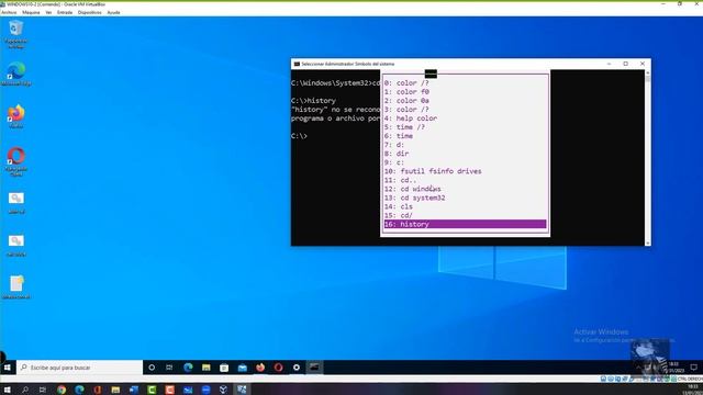 12 CMD VER el Historial de comandos en WINDOWS смотреть онлайн