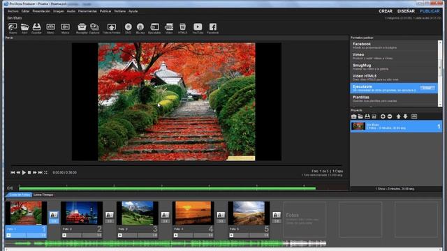 Tutorial Proshow Producer - 23- Crear para Pc смотреть онлайн