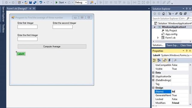 Program to find the average of three numbers in vb.net смотреть онлайн