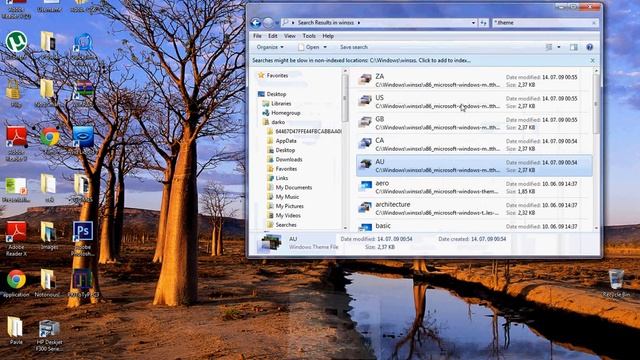 Windows 7 Hidden Themes смотреть онлайн
