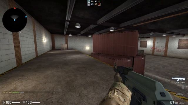 CS GO : AIM REDLINE AK47 ONE TAP смотреть онлайн