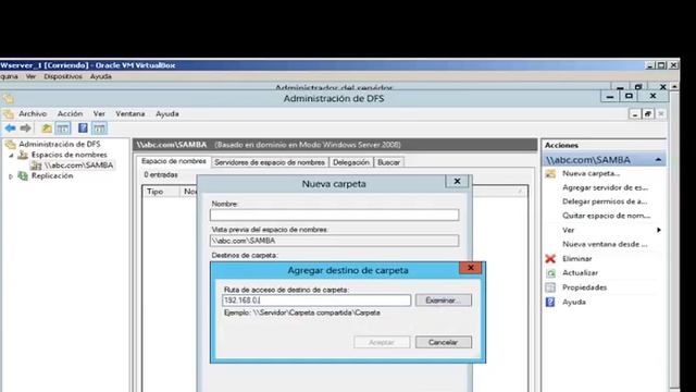configurar de servidor dfs en windows server 2012 смотреть онлайн