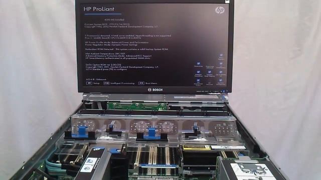 HP ProLiant DL380p Gen8 as VMS Server - Startup Time смотреть онлайн