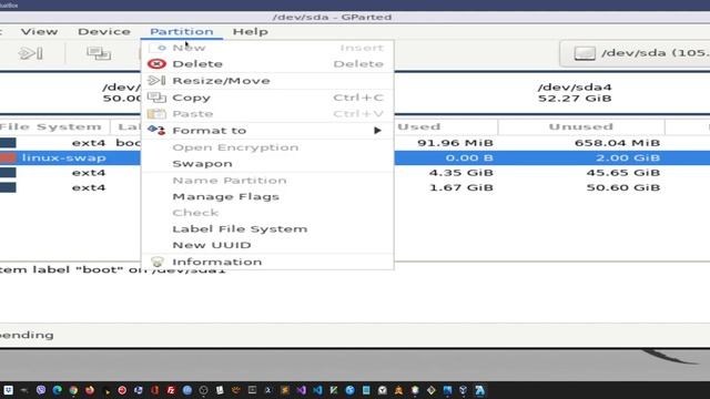 Arch Linux to LinuxFromScratch - gparted смотреть онлайн