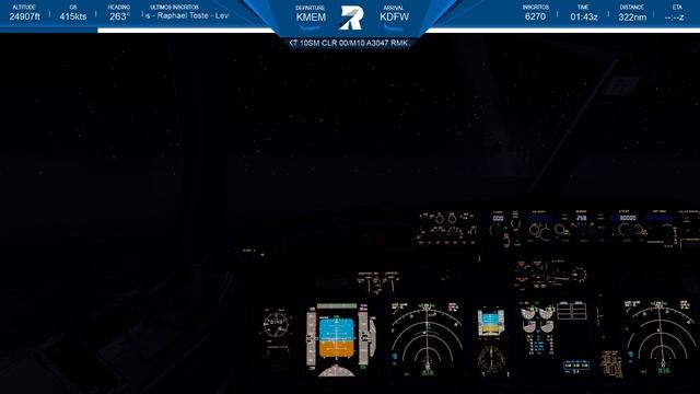 [ Prepar3D v4 ] – AAL0861 / B737-800 – Memphis (KMEM) / Dallas-FT (KDFW) - VATSIM смотреть онлайн