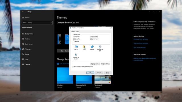 Fix Recycle Bin icon missing from Desktop | This PC + More | Windows 10 смотреть онлайн