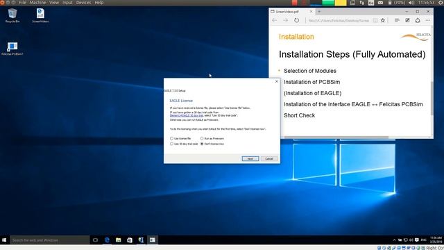 CadSoft EAGLE PCBSim Spice Simulation Windows Installation смотреть онлайн