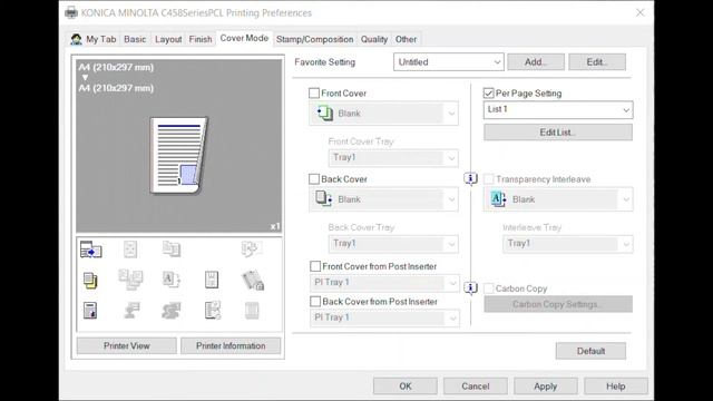 Konica Minolta Print Driver PCL Features mp4 смотреть онлайн
