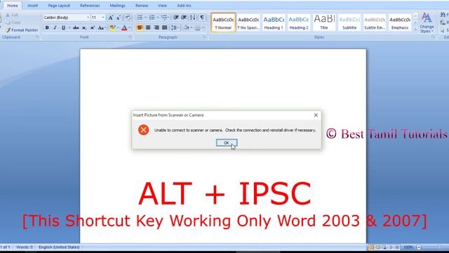 SCAN THROUGH WORD DOCUMENT [TIPS#4] - BEST TAMIL TUTORIALS смотреть онлайн