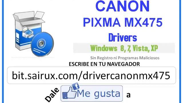 Driver de Canon PIXMA MX475 para Windows смотреть онлайн