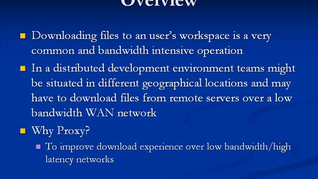 Team Foundation Server Proxy Overview - Part 1 смотреть онлайн