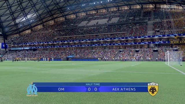 FIFA 2022 Olympic Marseille VS AEK Athens смотреть онлайн