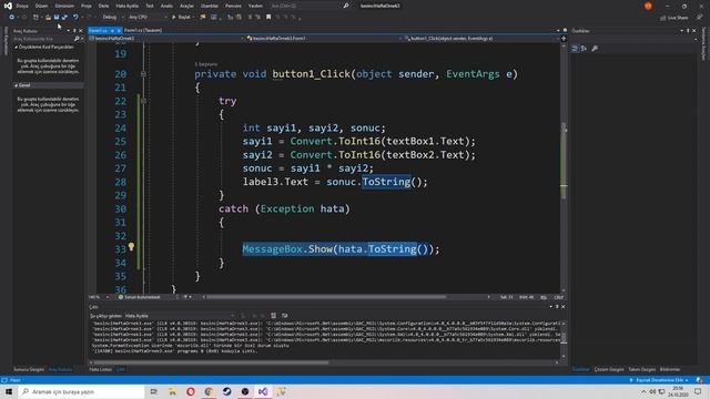 C# Enum Yapısı- Try Catch Yapısı- Point Sınıfı-Math Fonksiyonları смотреть онлайн