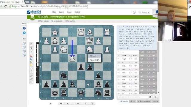 Timur goes over Queen's Indian with Gudmundur смотреть онлайн