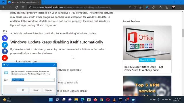 Windows Update keeps disabling itself automatically in Windows 11/10 смотреть онлайн