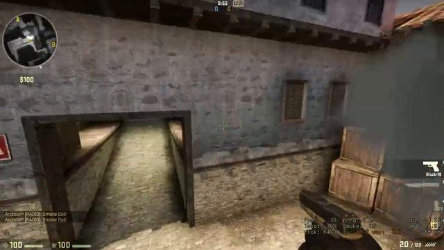 CSGO Mirage, Window + Connector Smokes смотреть онлайн
