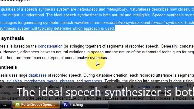 Text-to-Speech Demo: PortalGroove SpeechPlayer + Microsoft Anna смотреть онлайн
