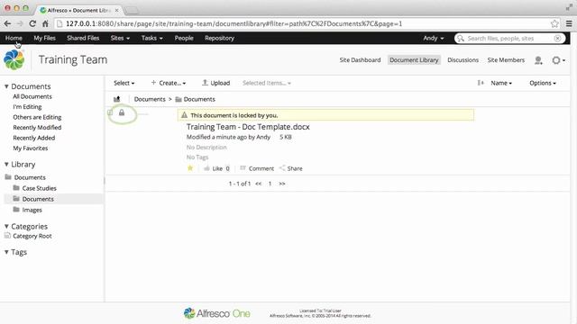 Alfresco One - Editing files in Alfresco смотреть онлайн