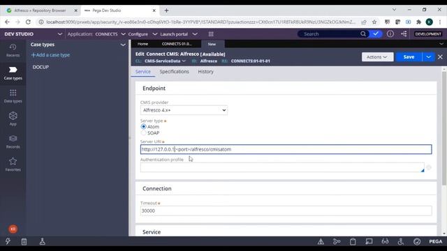 Alfresco CMIS Integration with Pega Infinity смотреть онлайн