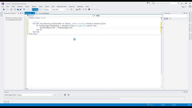 VB.Net Tutorial #20 - How to Use FontDialog and ColorDialog смотреть онлайн
