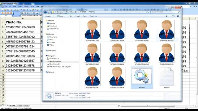 How to rename batch photos files in Windows смотреть онлайн