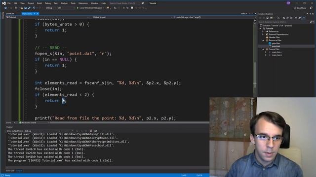 Improvements to reading and writing to text files in C смотреть онлайн