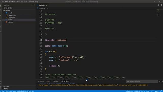 CPP Programlama - Ders 1 - Thread'lere Giriş смотреть онлайн
