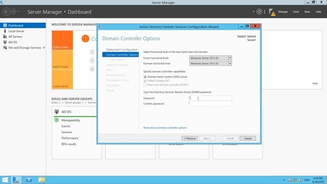 1.2. Configure Active Directory on Windows Server 2012 R2 смотреть онлайн