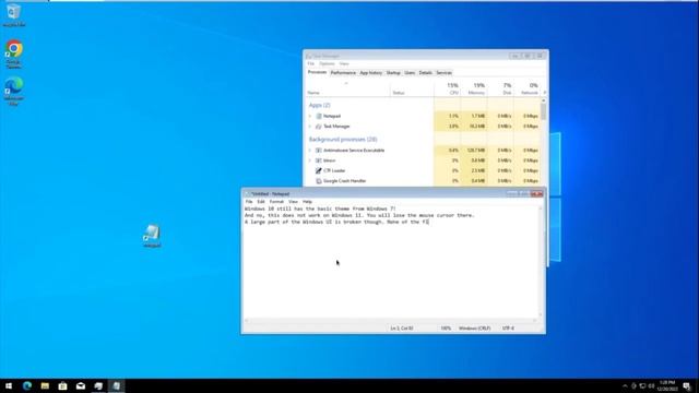 Basic theme on Windows 10! смотреть онлайн