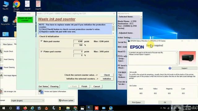 Epson l3110, l3115, l3150 resetter free download | how to reset epson l3110, l3150 printer 3110 315 смотреть онлайн