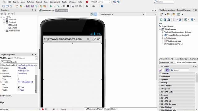 Mobile Web Browser with C++Builder XE6 смотреть онлайн