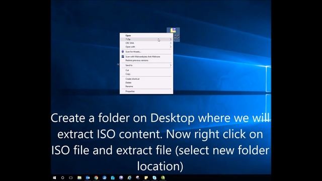 How to run ISO file in windows 10 | Open extract ISO files using 7ZIP software смотреть онлайн