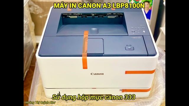 MÁY IN LASER TRẮNG ĐEN CANON A3 LBP8100N - CHÍNH HÃNG. смотреть онлайн