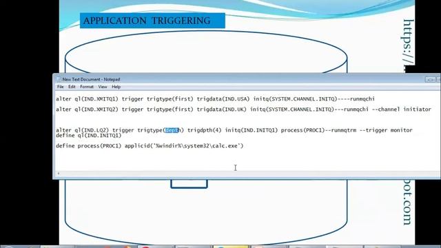 WebSphere MQ APPLICATION TRIGGERING смотреть онлайн