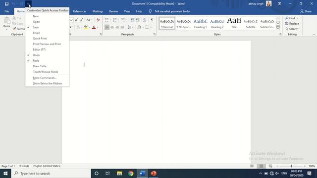Microsoft Office Word 2016 Part 1(Introduction)
