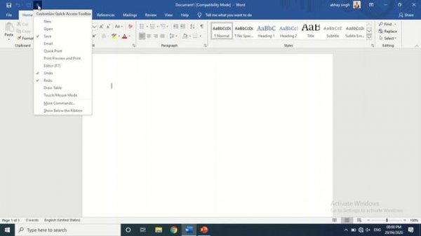 Microsoft Office Word 2016 Part 1(Introduction)
