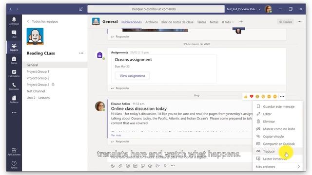 How to translate messages in Microsoft Teams! смотреть онлайн