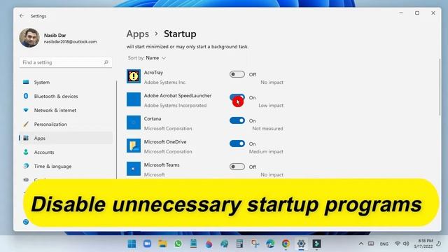 How to Disable Startup Programs in Windows 11 | How To Speedup The Laptop | Stop Startup Programs смотреть онлайн