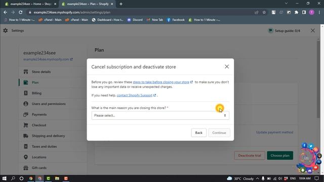 How to close shopify store 2024 | Pausing or deactivating your store смотреть онлайн