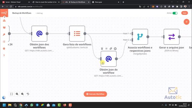 Backup Automático de Workflows no N8N | Autotic смотреть онлайн