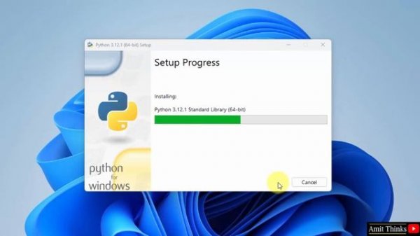 How to install Python 3.12.1 on Windows 11