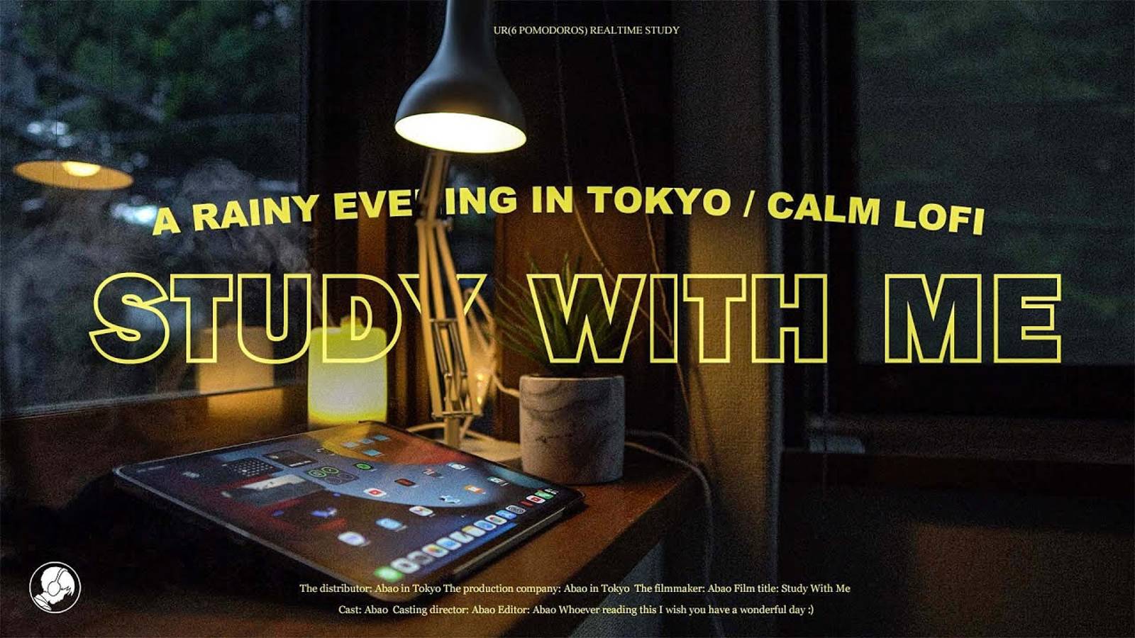 3-HOUR STUDY WITH ME🏡 _ calm lofi _ A Rainy Evening in Tokyo _ with countdown alarm смотреть онлайн