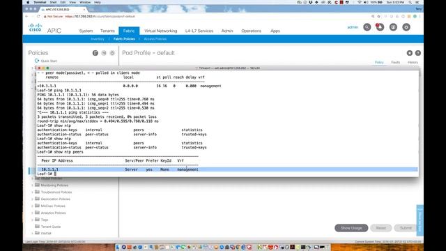 Deploy NTP Services in the ACI Fabric смотреть онлайн
