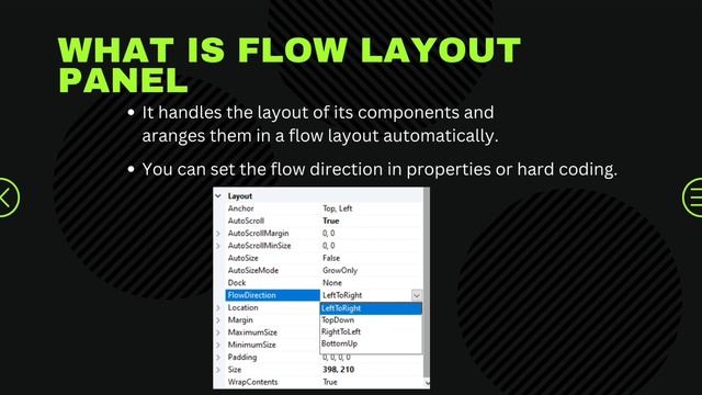 Flow Layout Panel - C# Windows Forms Controls смотреть онлайн