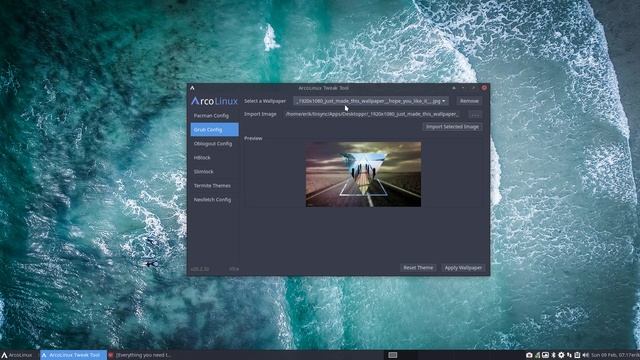 ArcoLinux : 1308 ArcoLinux Tweak Tool - grub config смотреть онлайн